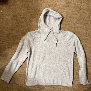 Gray Knit Small Women's Hoodie